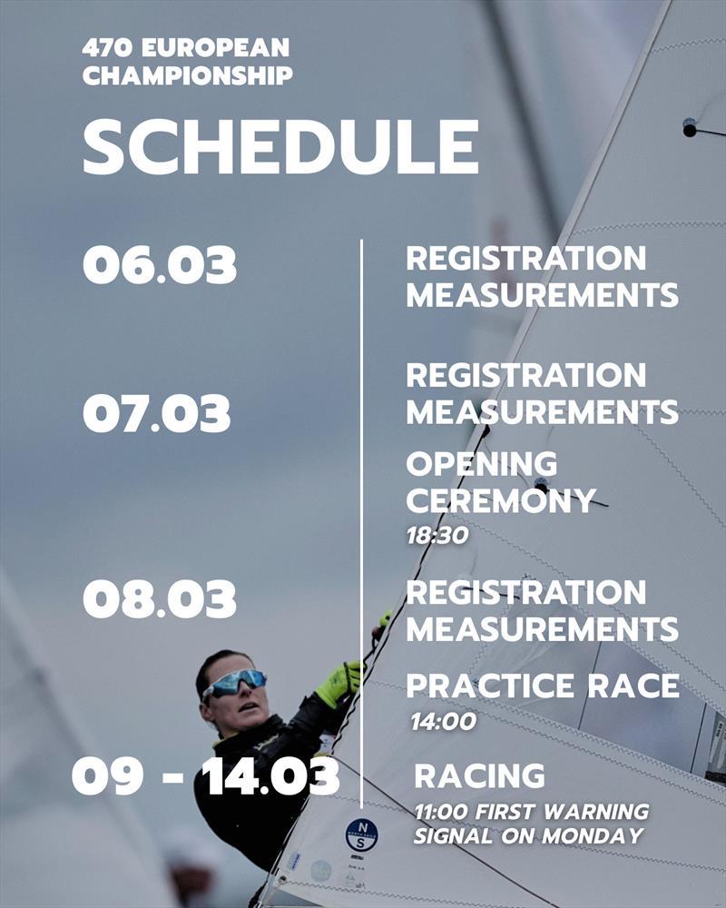 Warming up for the 2026 470 Europeans - photo © International 470 Class Association