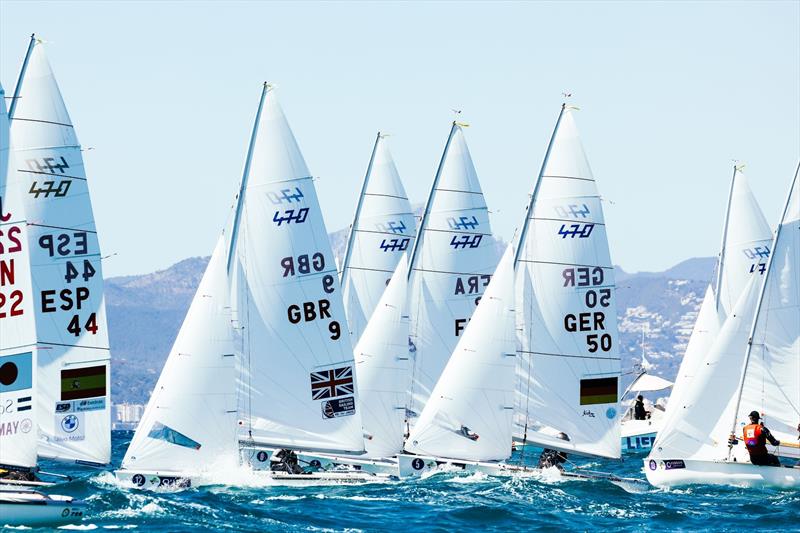 470 Class at 55th Trofeo Princesa Sofia final day photo copyright Sailing Energy / Trofeo Princesa Sofía taken at Real Club Náutico de Palma and featuring the 470 class