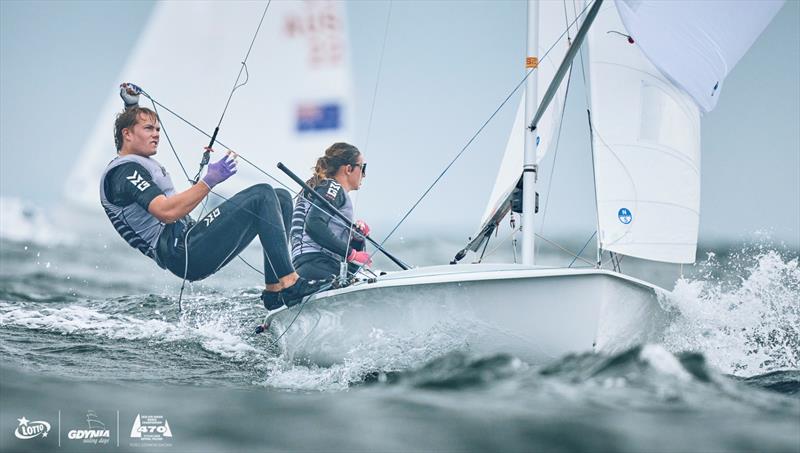470 Junior World Championship 2026 - Day 1 photo copyright Szymon Sikora / International 470 Class Association taken at  and featuring the 470 class