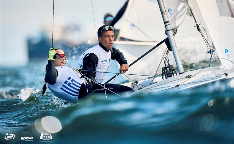 470 Junior World Championship 2026 at Gdynia, Poland - Day 2 photo copyright Szymon Sikora / International 470 Class Association taken at  and featuring the 470 class