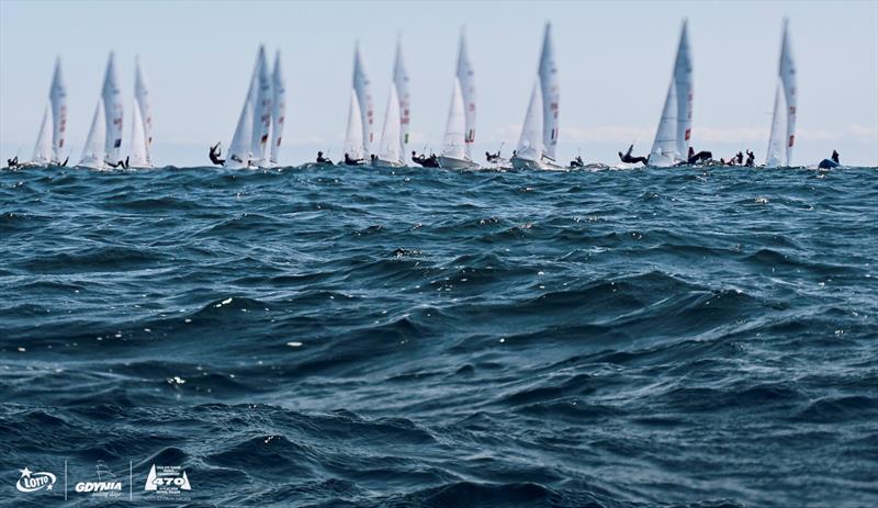 470 Junior World Championship 2026 at Gdynia, Poland - Day 2 photo copyright Szymon Sikora / International 470 Class Association taken at  and featuring the 470 class