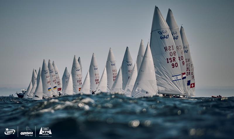 470 Junior World Championship 2026 at Gdynia, Poland - Day 2 photo copyright Szymon Sikora / International 470 Class Association taken at  and featuring the 470 class