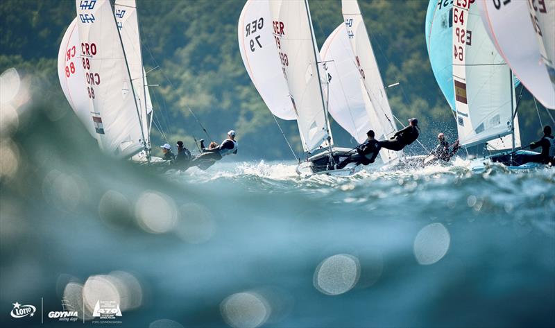 470 Junior World Championship 2026 at Gdynia, Poland - Day 2 photo copyright Szymon Sikora / International 470 Class Association taken at  and featuring the 470 class