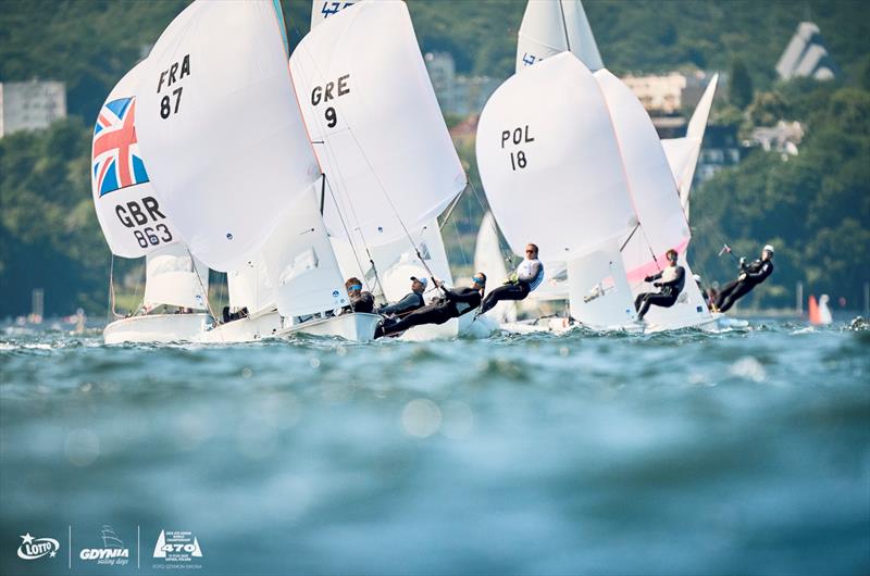 470 Junior World Championship 2026 at Gdynia, Poland - Day 2 photo copyright Szymon Sikora / International 470 Class Association taken at  and featuring the 470 class