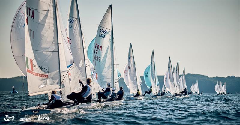 470 Junior World Championship 2026 at Gdynia, Poland - Day 3 photo copyright Szymon Sikora / International 470 Class Association taken at  and featuring the 470 class