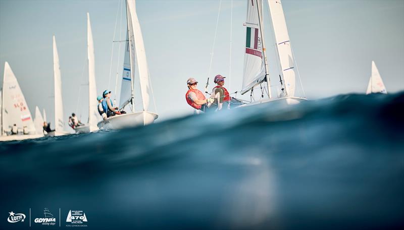470 Junior World Championship 2026 at Gdynia, Poland - Day 3 photo copyright Szymon Sikora / International 470 Class Association taken at  and featuring the 470 class