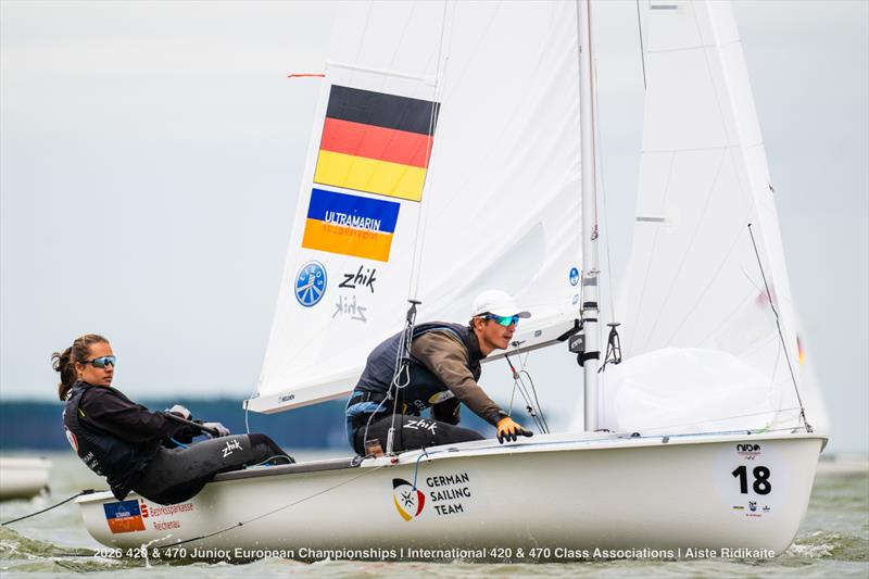 470 & 420 Junior European Championship at Nida, Lithuania - Day 1 - photo © Aiste Ridikaite / International 420 & 470 Class Associations