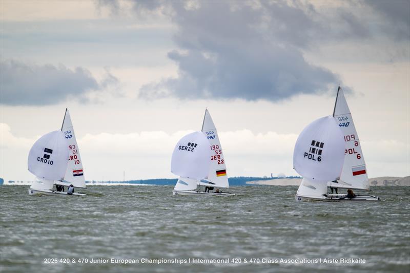 470 & 420 Junior European Championship at Nida, Lithuania - Day 1 - photo © Aiste Ridikaite / International 420 & 470 Class Associations