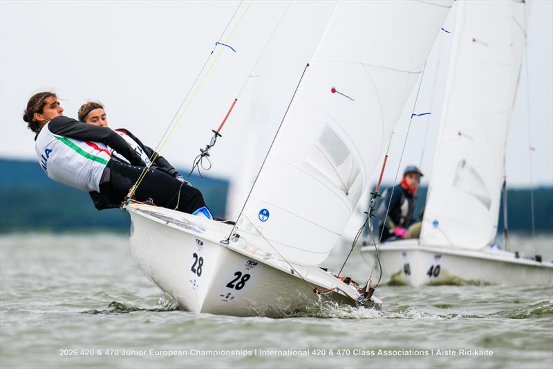470 & 420 Junior European Championship at Nida, Lithuania - Day 1 - photo © Aiste Ridikaite / International 420 & 470 Class Associations