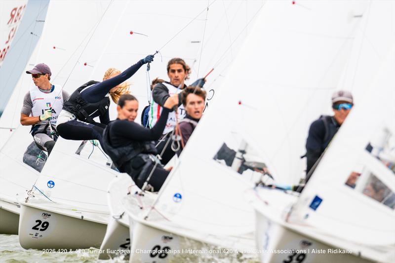 470 & 420 Junior European Championship at Nida, Lithuania - Day 1 - photo © Aiste Ridikaite / International 420 & 470 Class Associations