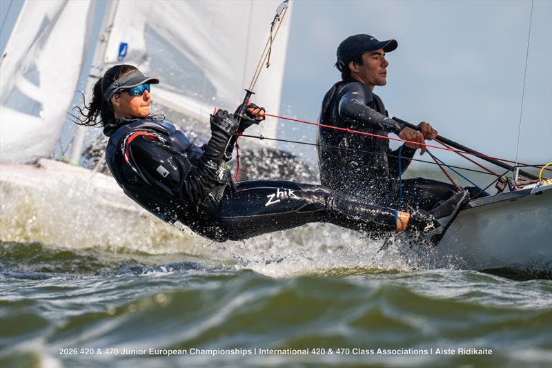 470 & 420 Junior European Championship at Nida, Lithuania - Day 3 - photo © Aiste Ridikaite / International 420 & 470 Class Associations