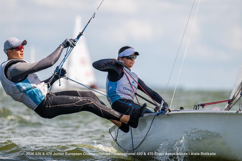470 & 420 Junior European Championship at Nida, Lithuania - Day 3 - photo © Aiste Ridikaite / International 420 & 470 Class Associations