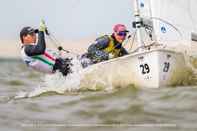 470 and 420 Junior European Championship 2026 at Nida, Lithuania - Day 5 - photo © Aiste Ridikaite