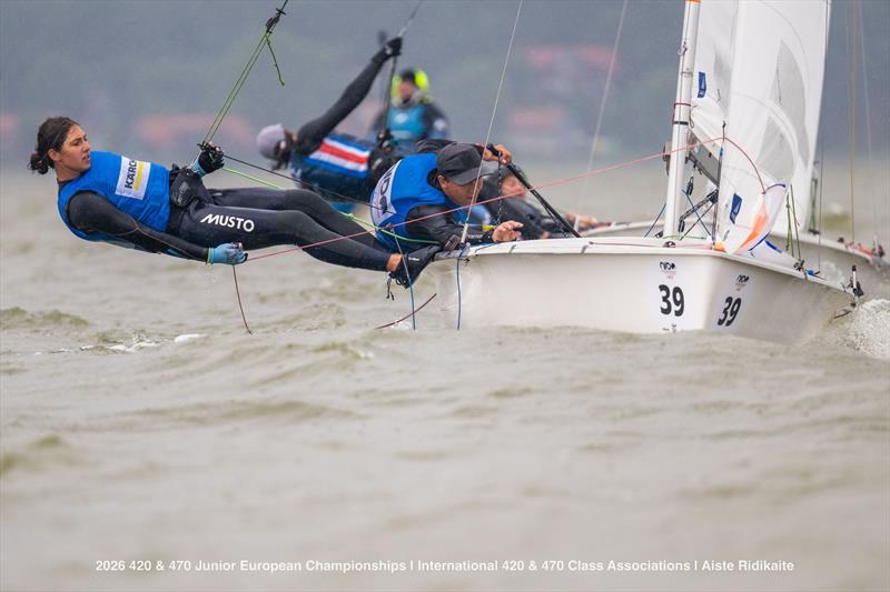 470 and 420 Junior European Championship 2026 at Nida, Lithuania - day 6 - photo © Aiste Ridikaite