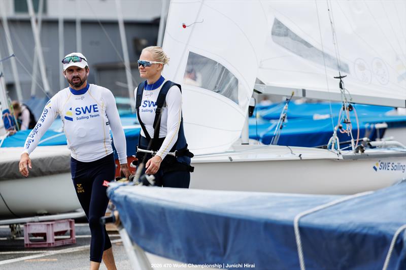 470 World Championship 2026 in Enoshima - Day 1 - photo © Junichi Hirai / 470 Worlds 2026