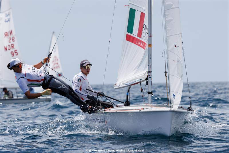 470 World Championship 2026 in Enoshima - Day 1 - photo © Junichi Hirai / 470 Worlds 2026