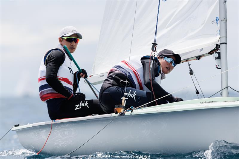 470 World Championship 2026 in Enoshima - Day 3 - photo © Junichi Hirai / 470 Worlds 2026