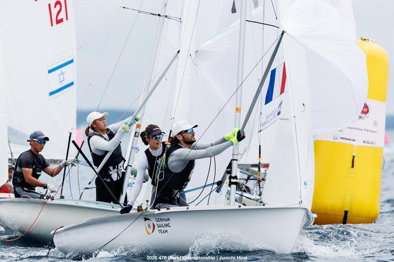 470 World Championship 2026 in Enoshima - Day 3 - photo © Junichi Hirai / 470 Worlds 2026
