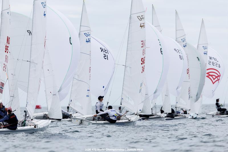 470 World Championship 2026 in Enoshima - Day 3 - photo © Junichi Hirai / 470 Worlds 2026