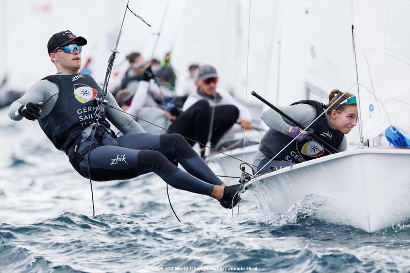 470 World Championship 2026 in Enoshima - Day 4 - photo © Junichi Hirai / 470 Worlds 2026