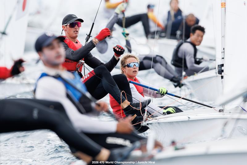 470 World Championship 2026 in Enoshima - Day 4 - photo © Junichi Hirai / 470 Worlds 2026