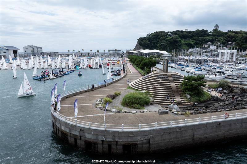 470 World Championship 2026 in Enoshima - Day 4 - photo © Junichi Hirai / 470 Worlds 2026