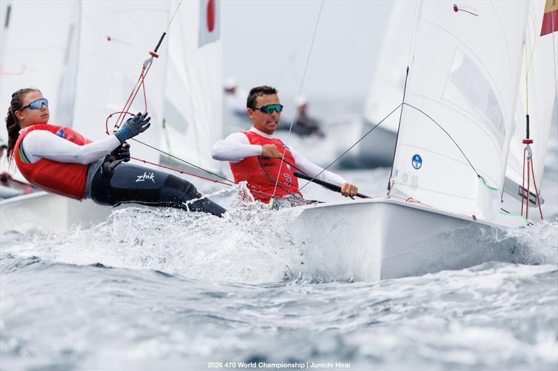 470 World Championship 2026 in Enoshima - Day 5 - photo © Junichi Hirai / 470 Worlds 2026