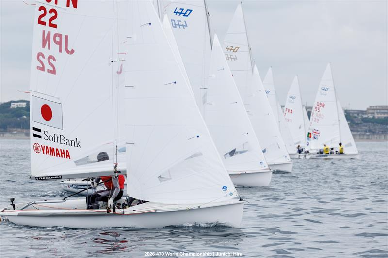 470 World Championship 2026 final day photo copyright Junichi Hirai / 470 Worlds 2026 taken at  and featuring the 470 class