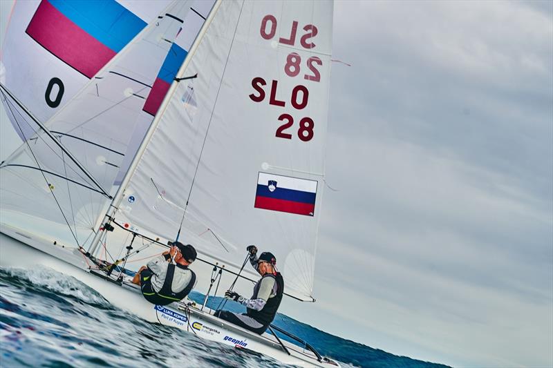 470 Open European Trophy & Master's Cup 2026 - Day 3 - photo © 470 Olympic Class / Karolina Soltaniuk