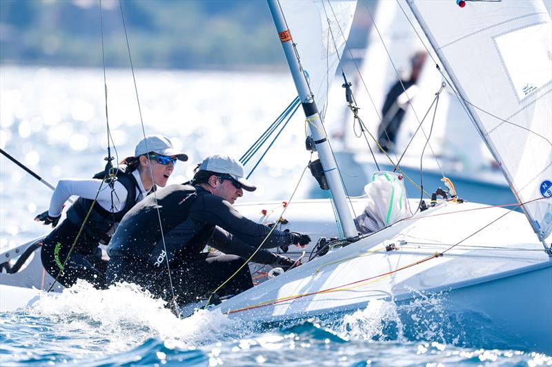 470 Open European Trophy & Master's Cup 2026 final day photo copyright 470 Olympic Class / Karolina Soltaniuk taken at Yacht Club Marina Portorož and featuring the 470 class