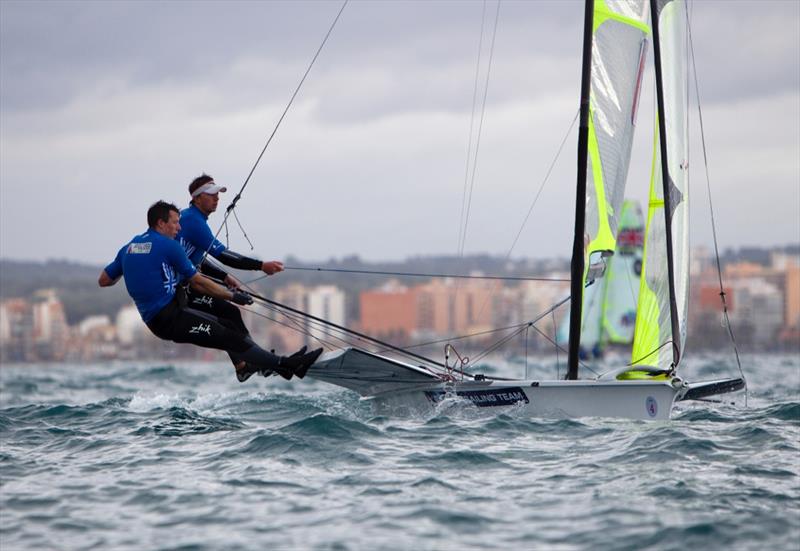 ISAF Sailing World Cup Mallorca day 5 photo copyright Richard Langdon / www.oceanimages.co.uk taken at  and featuring the 49er class