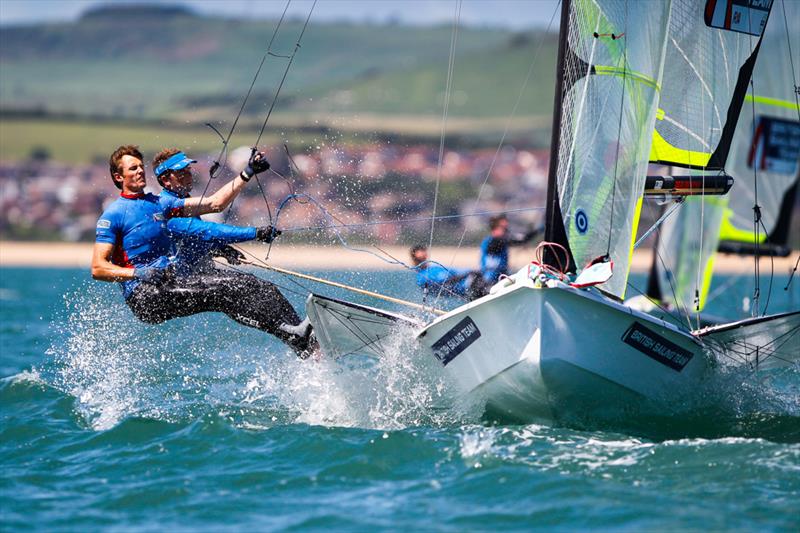 Day 4 of the Sail for Gold Regatta photo copyright Paul Wyeth / RYA taken at Weymouth & Portland Sailing Academy and featuring the 49er class