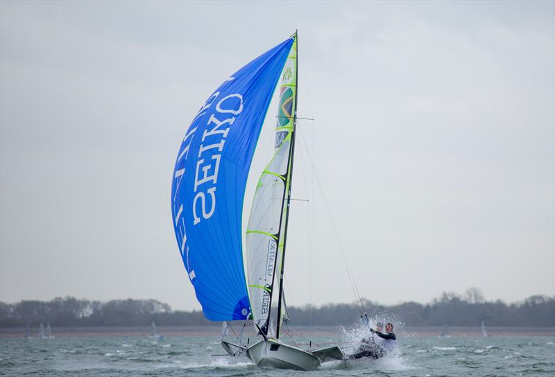 Ovington Inlands at Grafhan Water photo copyright Tim Olin / www.olinphoto.co.uk taken at Grafham Water Sailing Club and featuring the 49er class