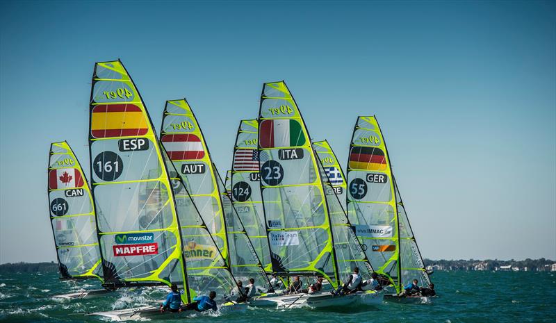 Olympic sailors gearing up for Live Miami showdown photo copyright World Sailing taken at  and featuring the 49er class