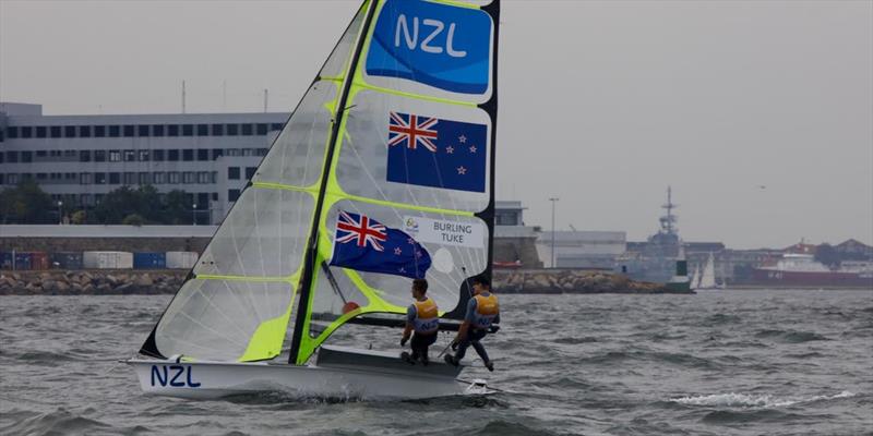 Burling and Tuke wrap up Kiwi 49er gold at the Rio 2016 Olympic Sailing Competition with a day to spare photo copyright Sailing Energy / World Sailing taken at  and featuring the 49er class