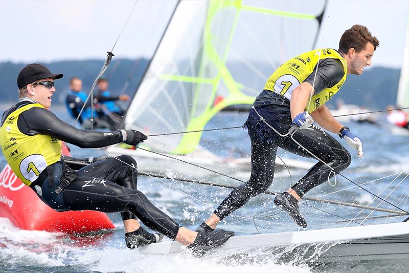 Peter Burling and Blair Tuke at Kieler Woche - photo © Christian Beeck