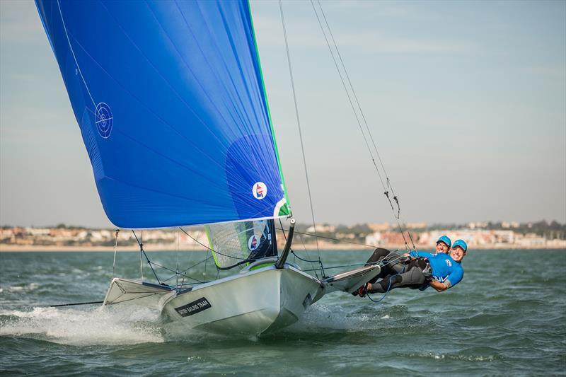 49er pairing Dylan Fletcher & Stuart Bithell photo copyright Nick Dempsey Photography / British Sailing Team taken at  and featuring the 49er class