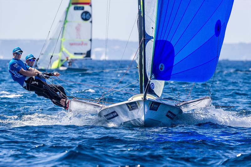 Dylan Fletcher-Scott/Stuart Bithell (GBR) on day 4 of the 48th Trofeo Princesa Sofia IBEROSTAR - photo © Jesus Renedo / Sailing Energy / Trofeo Princesa Sofia IBEROSTAR