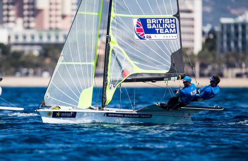 Gold for 49er sailors James Peters and Fynn Sterritt at the 48th Trofeo Princesa Sofia IBEROSTAR photo copyright Pedro Martinez / Sailing Energy / Trofeo Princesa Sofia IBEROSTAR taken at Real Club Náutico de Palma and featuring the 49er class