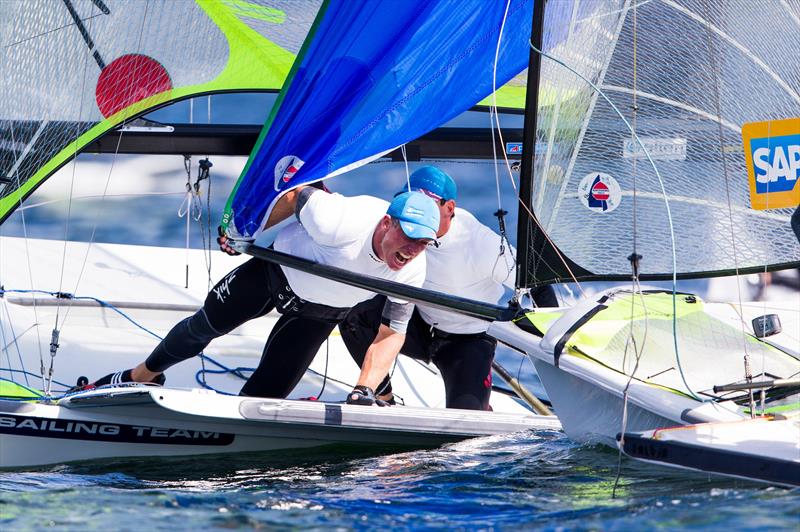 49er Europeans at Kiel day 4 - photo © Pedro Martinez / Sailing Energy