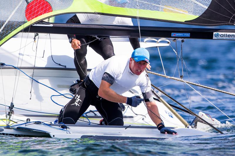 49er Europeans at Kiel day 4 - photo © Pedro Martinez / Sailing Energy