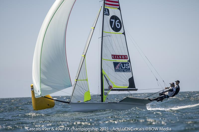 Cascais 49er & 49erFx Championship day 2 - photo © Bow Media