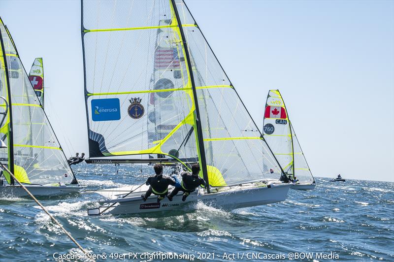 Cascais 49er & 49erFx Championship day 2 - photo © Bow Media