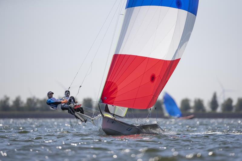 Part 2 of the Hempel World Cup Series - Allianz Regatta in Medemblik starts photo copyright Sander van der Borch / Allianz Regatta taken at Regatta Center Medemblik and featuring the 49er class