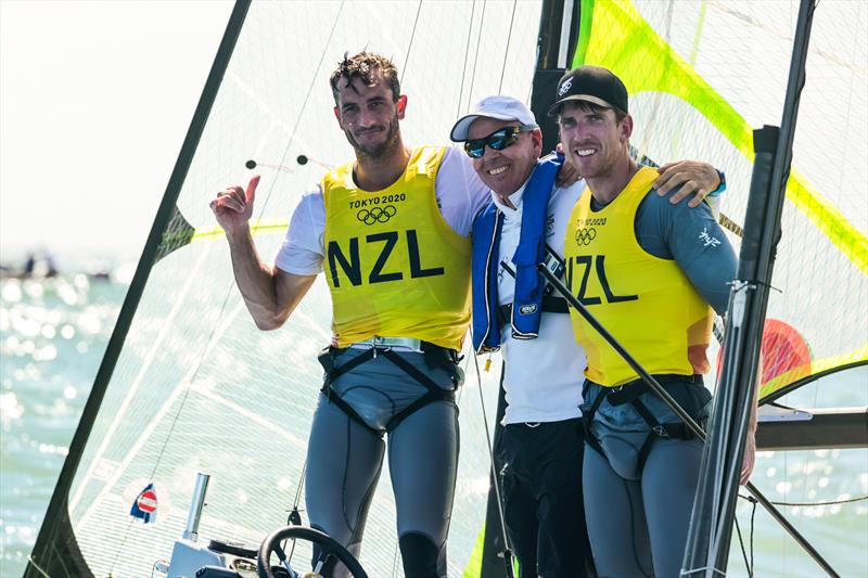 Men's 49er Silver for Pete Burling and Blair Tuke (NZL) at the Tokyo 2020 Olympic Sailing Competition - photo © Sailing Energy / World Sailing