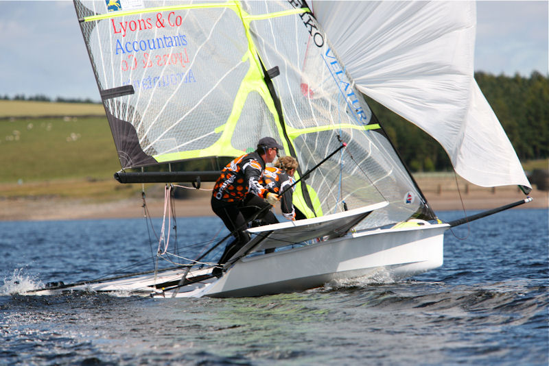 High Performance open at Derwent Reservoir photo copyright John Knapton taken at Derwent Reservoir Sailing Club and featuring the 49er class