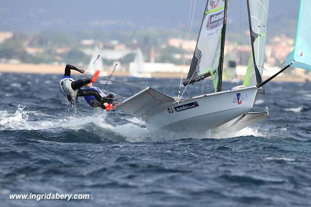 Semaine Olympique Francaise day 3 photo copyright Ingrid Abery / www.ingridabery.com taken at  and featuring the 49er class