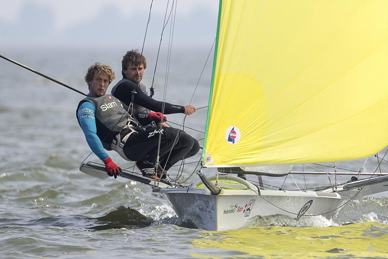 Lucas Rual and Emile Amoros (FRA), 49er - 2018 Medemblik Regatta - Day 4 - photo © Sander van der Borch