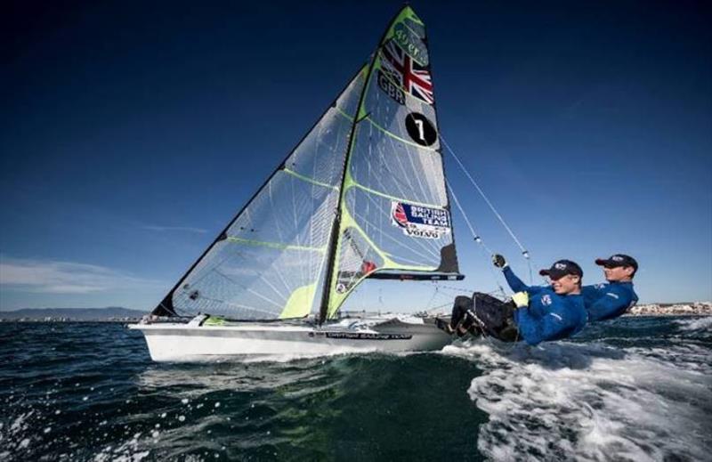 Dylan Fletcher and Stuart Bithell photo copyright Lloyd Images / RYA taken at  and featuring the 49er class