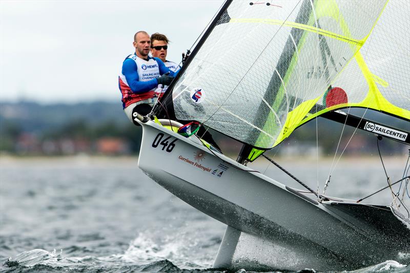 Hempel Sailing World Championships Aarhus 2018 day 4 photo copyright Sailing Energy / World Sailing taken at Sailing Aarhus and featuring the 49er class